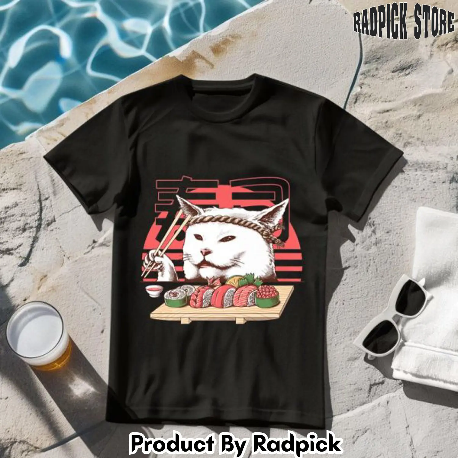 Master chef sushi cat tshirt rp2642703